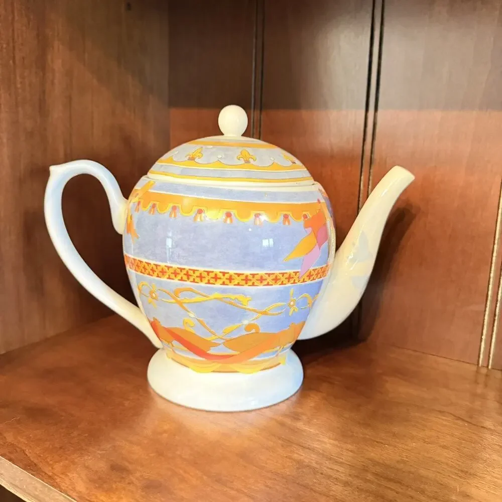 Williams-Sonoma MONTGOLFIERE Teapot - 4 Cup Hot Air Balloons - FREE U.S.SHIPPING